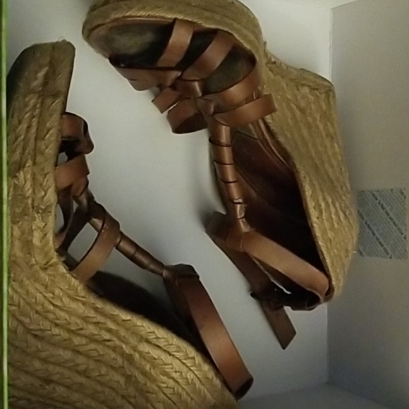 Sam Edelman Espadrilles Chestnut Brown sz 8.5 - Picture 5 of 6